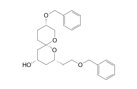 (2R,4S,6S,9S)-9-Benzyloxy-2-(2-(benzyloxy)ethyl)-1,7-dioxaspiro[5.5]undecan-4-ol