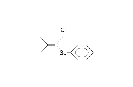 2-Benzeneselenyl-1-chloro-3-methyl-2-butene