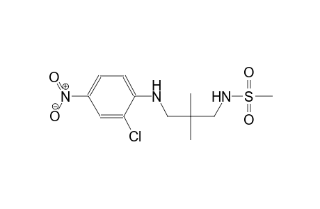 N-[3-(2-Chloro-4-nitroanilino)-2,2-dimethylpropyl]methanesulfonamide
