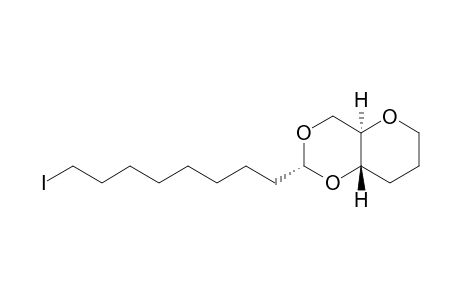 (2R,4aR,8aS)-2-(8-iodanyloctyl)-4,4a,6,7,8,8a-hexahydropyrano[3,2-d][1,3]dioxine