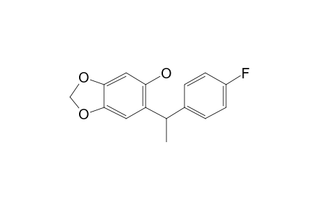 6-[1-[4-Fluorophenyl]ethyl]-1,3-benzodioxol-5-ol