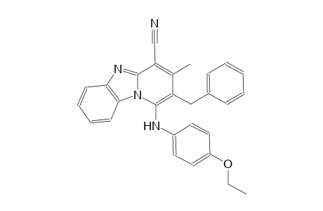 2-benzyl-1-(4-ethoxyanilino)-3-methylpyrido[1,2-a]benzimidazole-4-carbonitrile