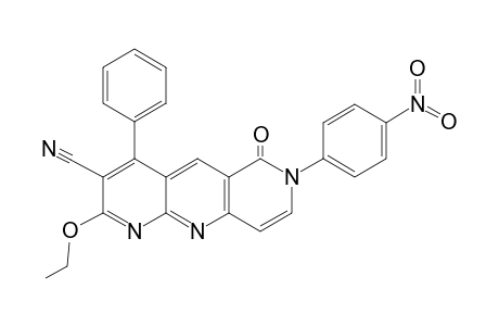3-Cyano-2-ethoxy-6-oxo-6,7-dihydro-4-phenyl-7-(4-nitrophenyl)-1,7,10-anthyridine