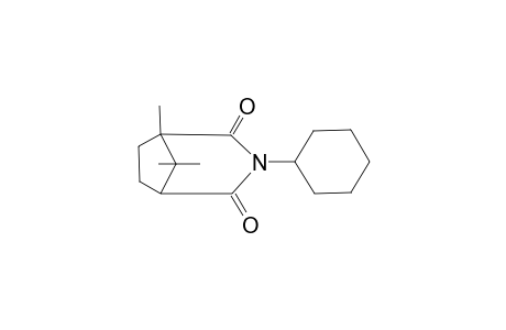 3-Azabicyclo[3.2.1]octane-2,4-dione, 3-cyclohexyl-1,8,8-trimethyl-