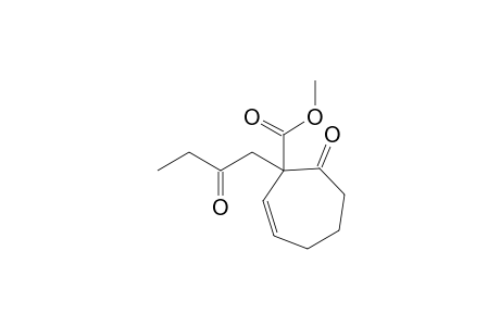 Methyl 4-oxo-3-(2'-oxobutyl)cycloheptene-3-carboxylate