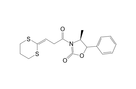 (4S)-3-[1-Oxo-3-(1,3-dithian-2-ylidene)propyl]-4-methyl-5-phenyl-2-oxazolidenone