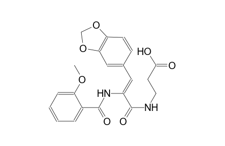 N-{(2Z)-3-(1,3-benzodioxol-5-yl)-2-[(2-methoxybenzoyl)amino]-2-propenoyl}-beta-alanine