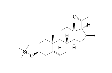 Trimethylsily derivative of 16.beta.-methyl-3.beta.-hydroxypregn-5-en-20-one