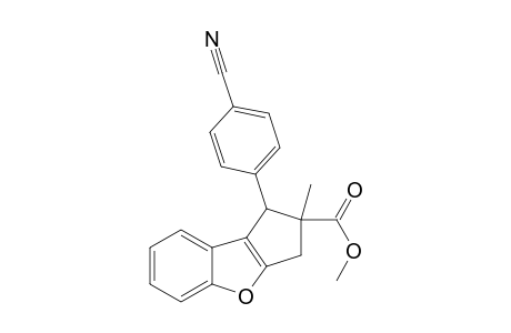 Methyl 1-(4-cyanophenyl)-2-methyl-2,3-dihydro-1H-benzo[b]cyclopenta[d]furan-2-carboxylate