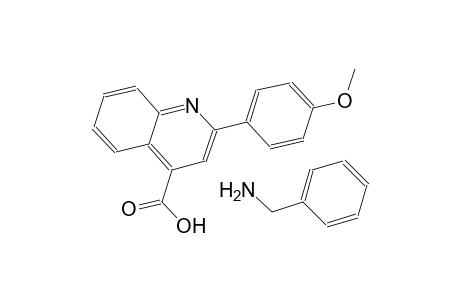 2-(4-methoxyphenyl)-4-quinolinecarboxylic acid compound with benzylamine (1:1)