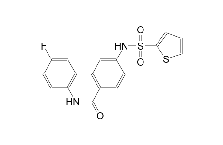 benzamide, N-(4-fluorophenyl)-4-[(2-thienylsulfonyl)amino]-