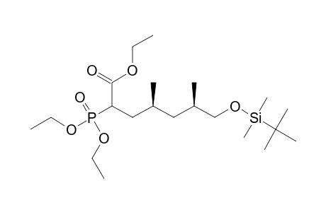 ETHYL-7-(TERT.-BUTYLDIMETHYLSILYLOXY)-2-(DIETHOXYPHOSPHORYL)-4,6-DIMETHYL-HEPTANOATE;MAJOR-DIASTEREOMER