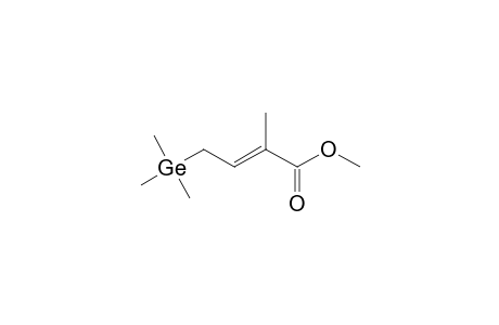 2-Butenoic acid, 2-methyl-4-(trimethylgermyl)-, methyl ester, (E)-