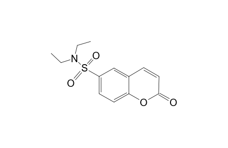 2H-1-Benzopyran-6-sulfonamide, N,N-diethyl-2-oxo-
