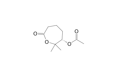 (S)-(+)-5-acetoxy-6-methyl-6-heptanolide