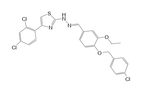 4-[(4-chlorobenzyl)oxy]-3-ethoxybenzaldehyde [4-(2,4-dichlorophenyl)-1,3-thiazol-2-yl]hydrazone