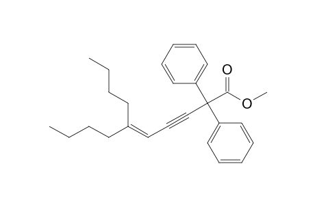 Methyl 2,2-Diphenyl-6-butyldeca-3-yn-5-enoate