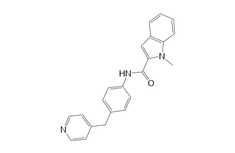 1-Methyl-N-[4-(pyridin-4-ylmethyl)phenyl]-1H-indole-2-carboxamide