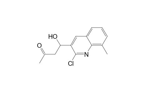 4-(2-Chloranyl-8-methyl-quinolin-3-yl)-4-oxidanyl-butan-2-one