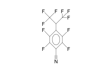 Perfluoro-4-(2H-hexafluoroisopropyl)-benzonitrile