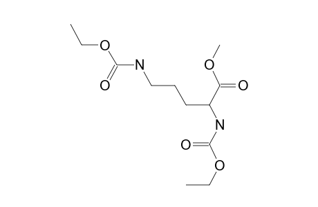 L-Ornithine, N,N'-bis(ethoxycarbonyl)-, methyl ester