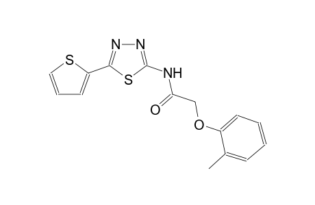 2-(2-methylphenoxy)-N-[5-(2-thienyl)-1,3,4-thiadiazol-2-yl]acetamide