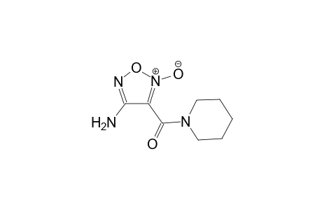 1,2,5-oxadiazol-3-amine, 4-(1-piperidinylcarbonyl)-, 5-oxide