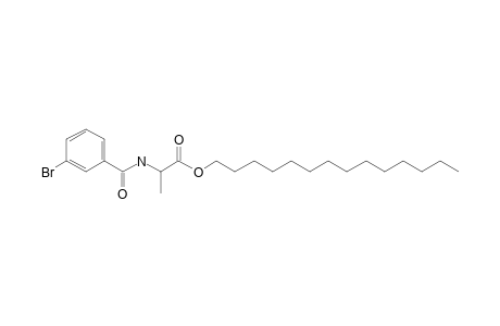 L-Alanine, N-(3-bromobenzoyl)-, tetradecyl ester