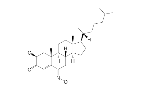 2-BETA-HYDROXY-6-(E)-HYDROXIMINO-CHOLEST-4-EN-3-ONE