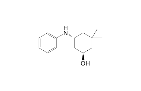 (1R,5R)-3,3-dimethyl-5-phenylazanyl-cyclohexan-1-ol
