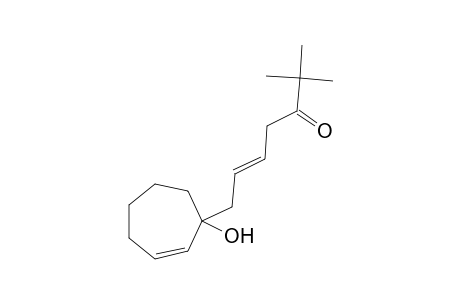 (5E)-7-(1-Hydroxy-2-cyclohepten-1-yl)-2,2-dimethyl-5-hepten-3-one