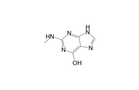 6H-Purin-6-one, 1,7-dihydro-2-(methylamino)-