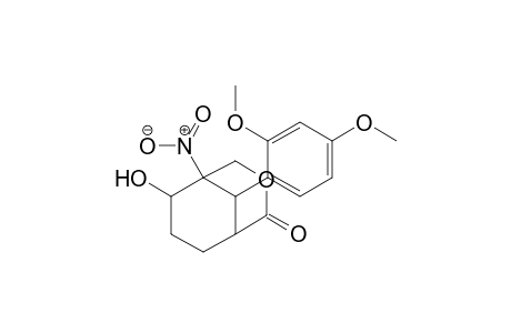 9-(2,4-Dimethoxyphenyl)-6-hydroxy-5-nitro-3-oxabicyclo[3.3.1]-nonan-2-one