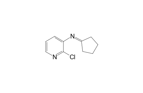 2-Chloro-3-(cyclopentylideneimino)pyridine