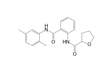 N-[2-[(2,5-dimethylanilino)-oxomethyl]phenyl]-2-oxolanecarboxamide