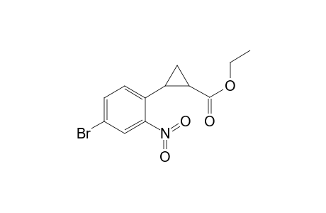 Cyclopropanecarboxylic acid, 2-(4-bromo-2-nitrophenyl)-, ethyl ester