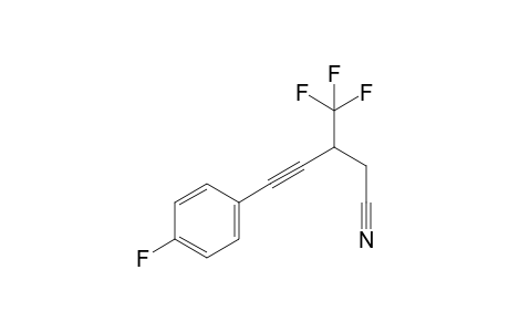 5-(4-Fluorophenyl)-3-(trifluoromethyl)pent-4-ynenitrile
