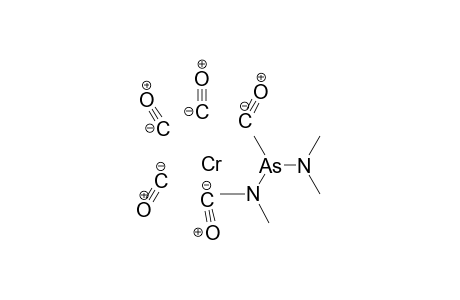 Chromium N-[dimethylamino(methyl)arsanyl]-N-methyl-methanamine pentacarbonyl