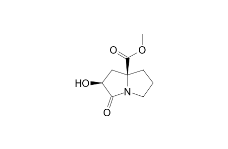 (2S,8S)-2-hydroxy-3-keto-pyrrolizidine-8-carboxylic acid methyl ester