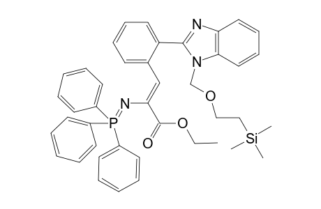 Ethyl .beta.-{O-[(1-Trimethylsilylethoxymethyl)benzimidazol-2-yl]phenyl}-.alpha.-(triphenylphosphoranylidene)aminoacrylate