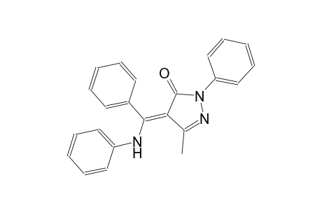 4-(alpha-Anilinobenzylidene)-3-methyl-1-phenyl-2-pyrazolin-5-one