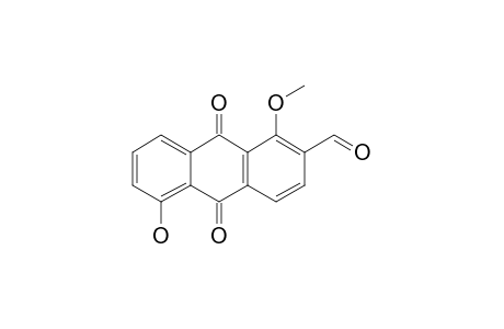2-Formyl-5-hydroxy-1-methoxyanthraquinone
