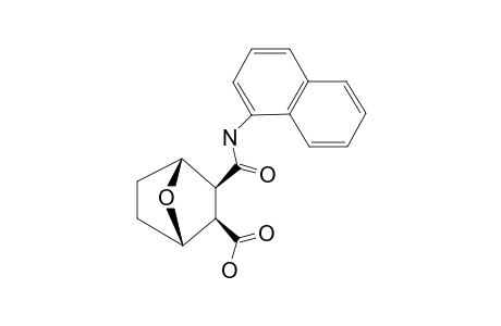 3-(NAPHTHALEN-1-YLCARBAMOYL)-7-OXABICYCLO-[2.2.1]-HEPTANE-2-CARBOXYLIC-ACID