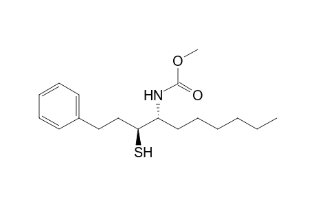 (S,R)-1-[1-(1-Mercapto-3-phenylpropyl)heptyl]carbamic acid methyl ester