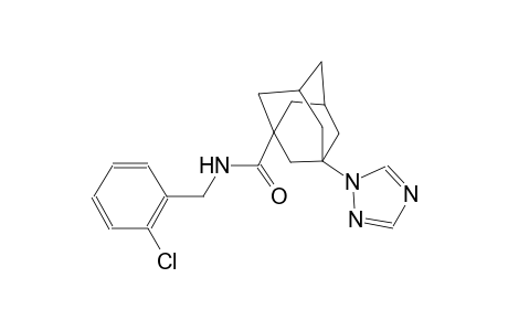 N-(2-chlorobenzyl)-3-(1H-1,2,4-triazol-1-yl)-1-adamantanecarboxamide
