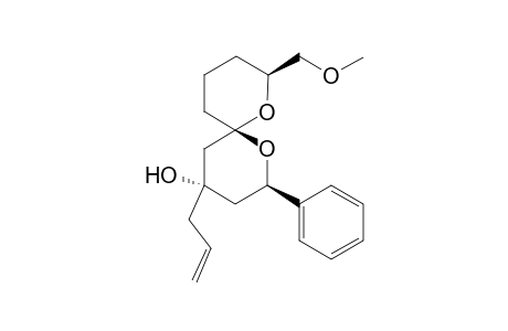 (2R,4S,6S,8S)-4-Allyl-8-((methoxy)methyl)-2-Phenyl-1,7-dioxaspiro[5.5]undecan-4-ol