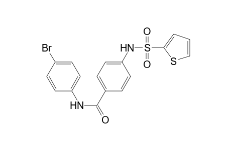 benzamide, N-(4-bromophenyl)-4-[(2-thienylsulfonyl)amino]-