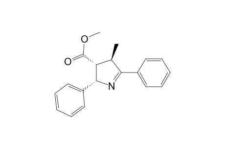 2H-Pyrrole-3-carboxylic acid, 3,4-dihydro-4-methyl-2,5-diphenyl-, methyl ester, (2.alpha.,3.alpha.,4.beta.)-