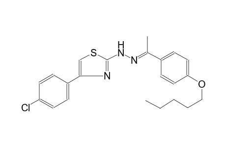(1E)-1-[4-(pentyloxy)phenyl]ethanone [4-(4-chlorophenyl)-1,3-thiazol-2-yl]hydrazone