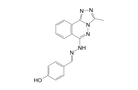 4-{[2-(3-Methyl-[1,2,4]triazolo[3,4-a]phthalazin-6-yl)hydrazono]-methyl}phenol